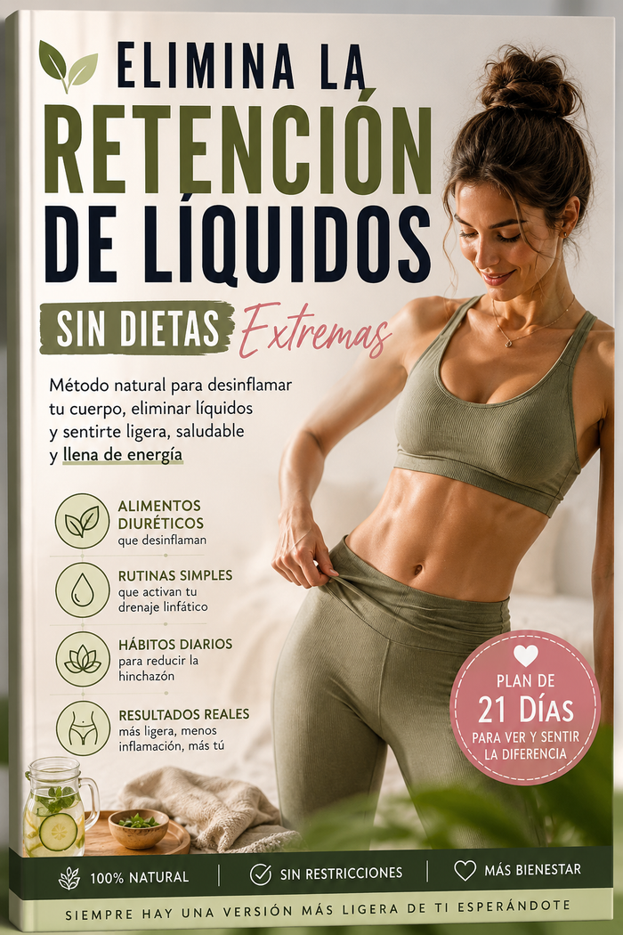 Elimina La Retención De Líquidos y Desinflama Tu Cuerpo Naturalmente